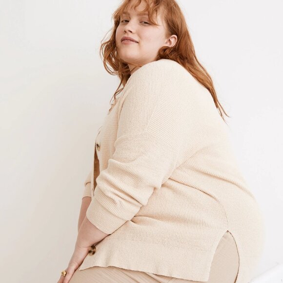 Madewell Cream Cardigan Size L - Picture 6 of 6